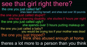 , baby, bullying, crying, fat, girl, more to a person, mother, quotes ...