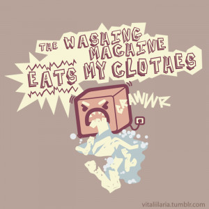 the washing machine eats my clothes - no template by YaYaOo