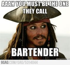 Oh Bartender friday funnies, funny pics, funny pictures, jack sparrow ...