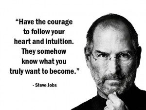 Quotes and Sayings from Popular People - steve jobs - Have the courage ...