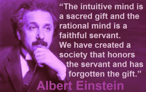 Albert Einstein's thoughts on 