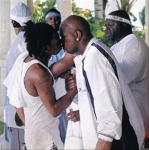 Lil Wayne Kissing Birdman