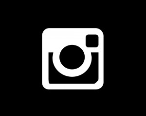 INSTAGRAM LOGO BLACK AND WHITE