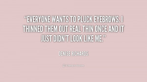 denise richards eyebrows