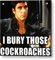 Quotes Acrylic Prints - #scarface #quote Acrylic Print by Leanne H