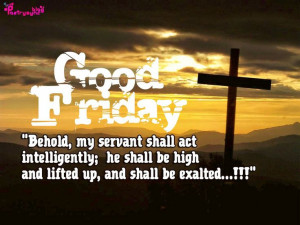 Good Friday Quote Picture and Image Card