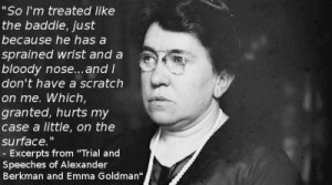 ... Emma Goldman, Trial and Speeches of Alexander Berkman and Emma Goldman