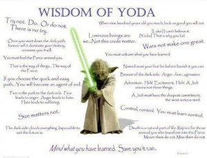 Yoda Quotes- LOVE HIM! He's so wise, so cute and muppety, and he fits ...