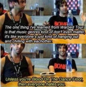 All Time Low, Blood On The Dance Floor Feud