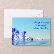 Great Grandson,, a peaceful water birthday card Gr for