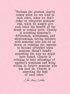 Real charity is... #nurturerarchetype #archetypalbranding #archetypes