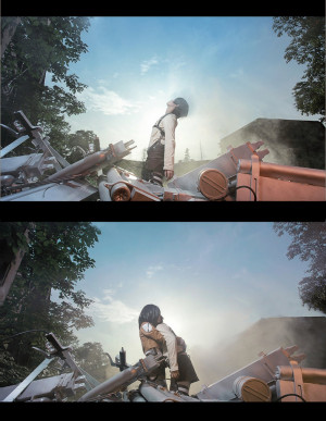 Attack on Titan Ehren Mikasa by 35ryo