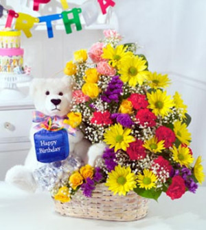 Happy Birthday - flowers