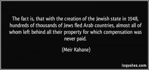 creation of the Jewish state in 1948, hundreds of thousands of Jews ...