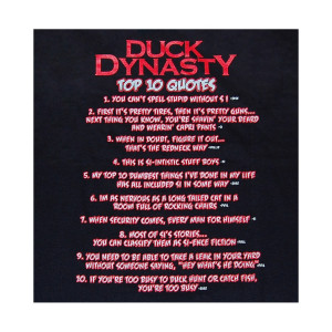Duck Dynasty Top 10 Quotes T-Shirt