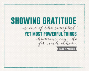 Sunday Encouragement: Showing Gratitude | landeelu.com