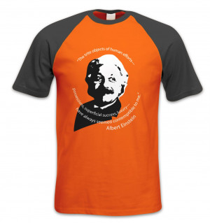 Capitalism Quote Einstein short-sleeved baseball t-shirt