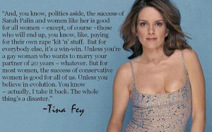 Tina Fey on Conservative Women funny-quotes