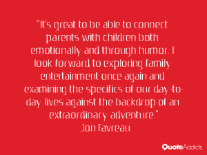 both emotionally and through humor. I look forward to exploring family ...
