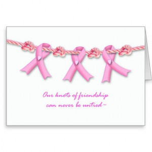 Encouragement for Breast Cancer Patient, Pink Greeting Card