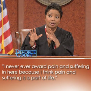 Judge Lynn explains why she never awards pain and suffering in divorce ...