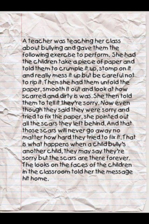 great story about bullying