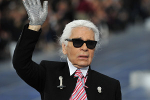 Karl Lagerfeld Boyfriend 2013 Karl lagerfeld walks the