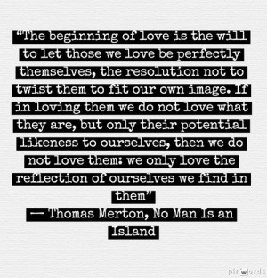 Thomas Merlin quote on love