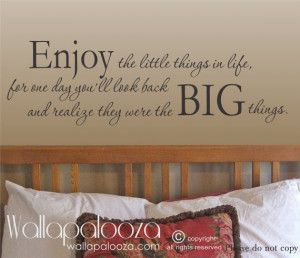... ://www.etsy.com/listing/100484770/inspirational-wall-quote-enjoy-the