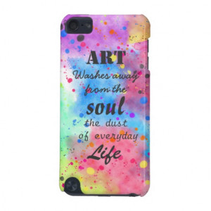 Cool watercolour famous quote iPod touch (5th generation) covers