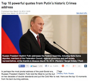 ... All Pretense Of Editorial Independence, Publishes Pro-Putin Propaganda