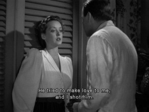 Bette Davis in The Letter (William Wyler, 1940)