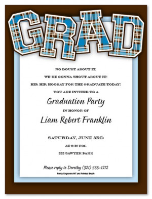 Graduation Party Invitations Class of 2015 Invitations