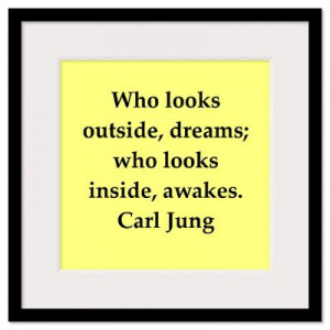 ... > Wall Art > Framed Prints > Carl Jung quotes Wall Art Framed Print