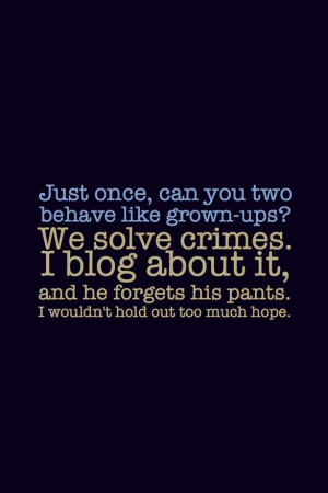 Mycroft Holmes and John Watson from Sherlock. Love this show...thank ...