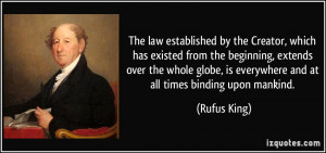 More Rufus King Quotes