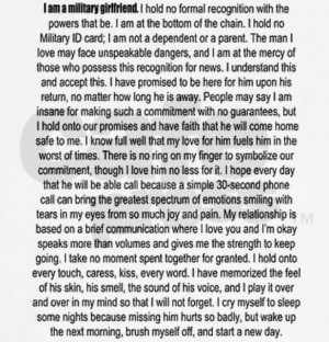 military girlfriend quotes