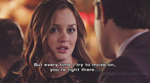 blair, chuck, couple, gossip girl, move on