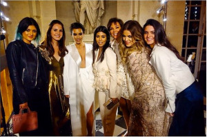 Kim Kardashian was joined by sisters Kourtney, Khloe, Kylie, Kendall ...