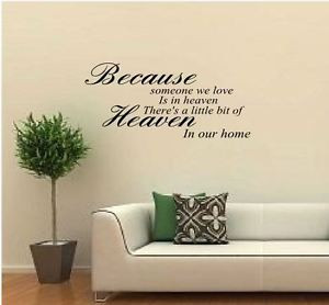 ... -someone-we-love-is-in-heaven-Wall-Art-Sticker-Mural-Decal-quote-FR