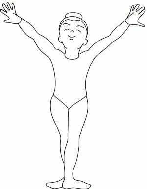 Gymnastics Coloring Pages