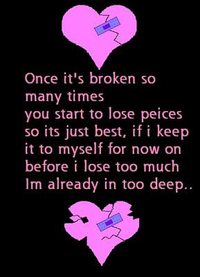 my heart i trusted you i am broken reason for