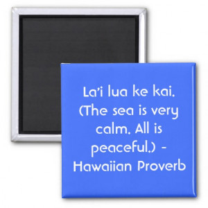 Hawaiian Sayings Fridge Magnet