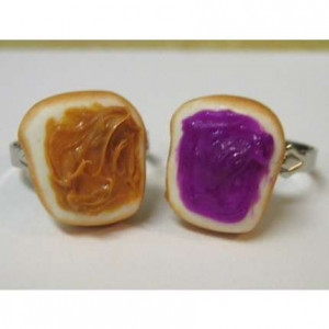 Peanut Butter and Jelly Best Friends Rings by CharlieCarter - Photo