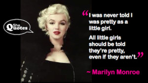 Marilyn Monroe on beauty.