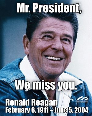 ... describe how badly America needs another leader like Reagan right now