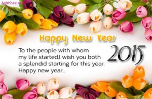 Happy New year 2015 Wishes for Facebook Status