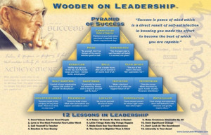 of the boys' walls! // Wooden on Leadership Pyramid John Wooden Quote ...