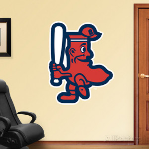 Red Sox Throwback Logo Wall Decal