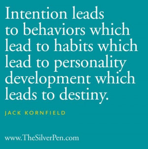 ... every morning to set your intention(s) for the day. It does matter